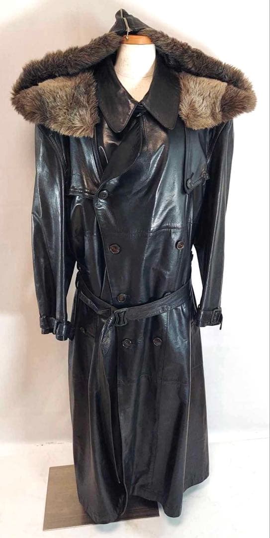 LUNA MATTINO ルナマティーノ ファー付きレザーロングコート Mサイズ