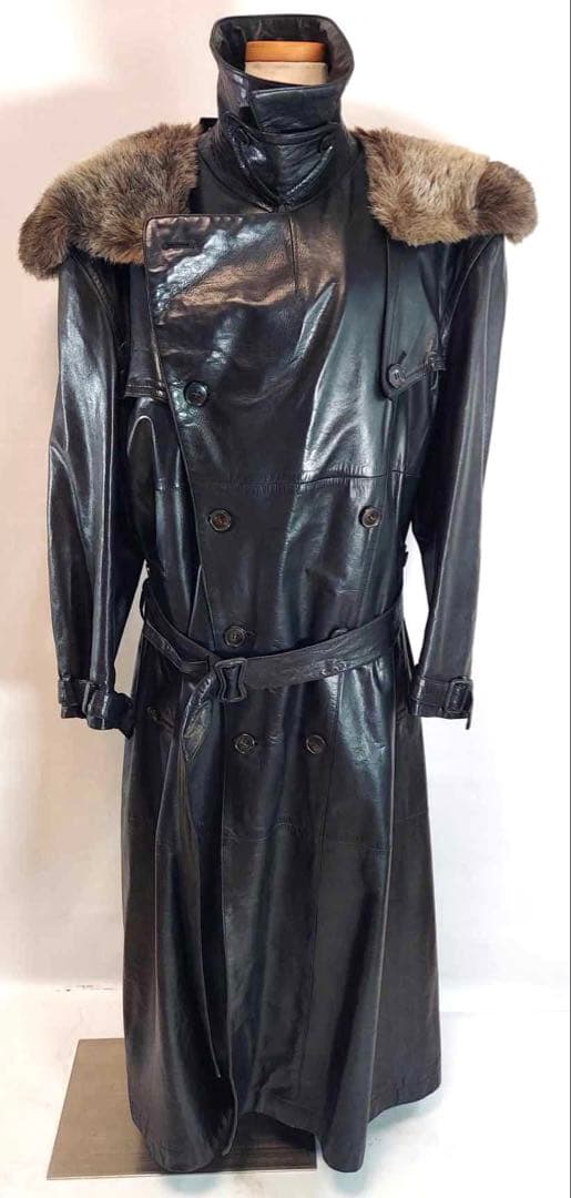 LUNA MATTINO ルナマティーノ ファー付きレザーロングコート Mサイズ