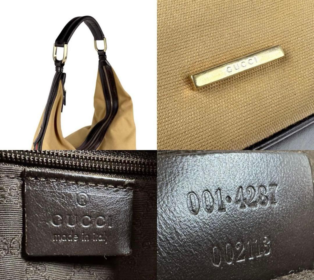 GUCCI グッチ　ベージュ ショルダーバッグ 袋付き