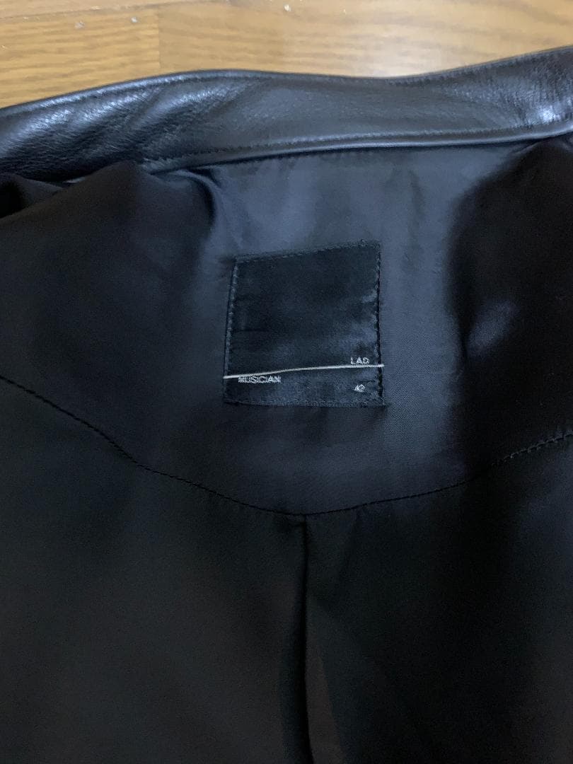 【LAD MUSICIAN】シングル ライダース ジャケット