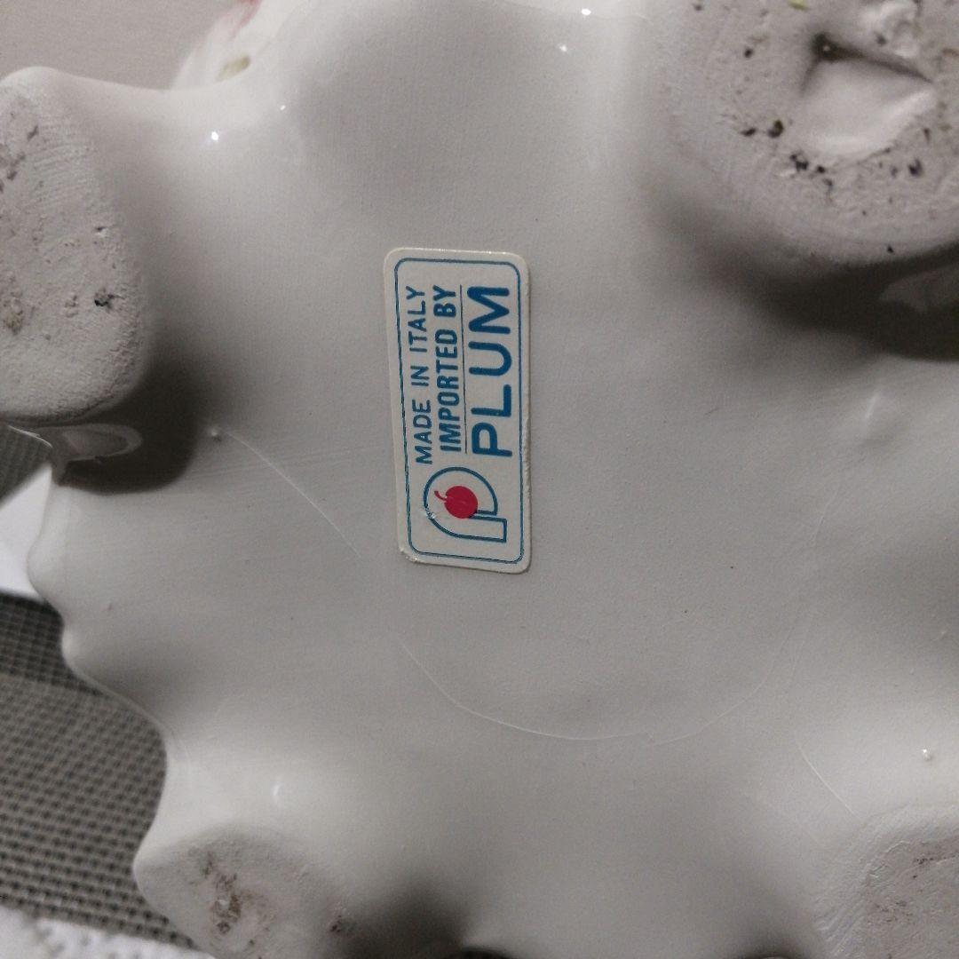 陶器製バラ装飾ピッチャー 高さ約30cmメイドインイタリア