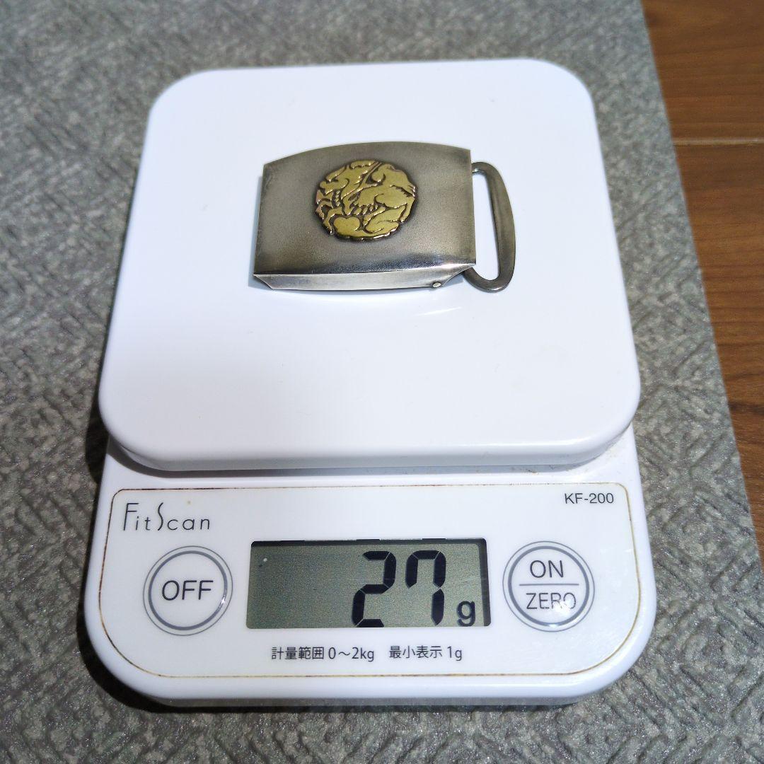 麒麟麦酒株式会社 創立50周年記念(1957年)東京三越 銀製バックル 共箱・栞