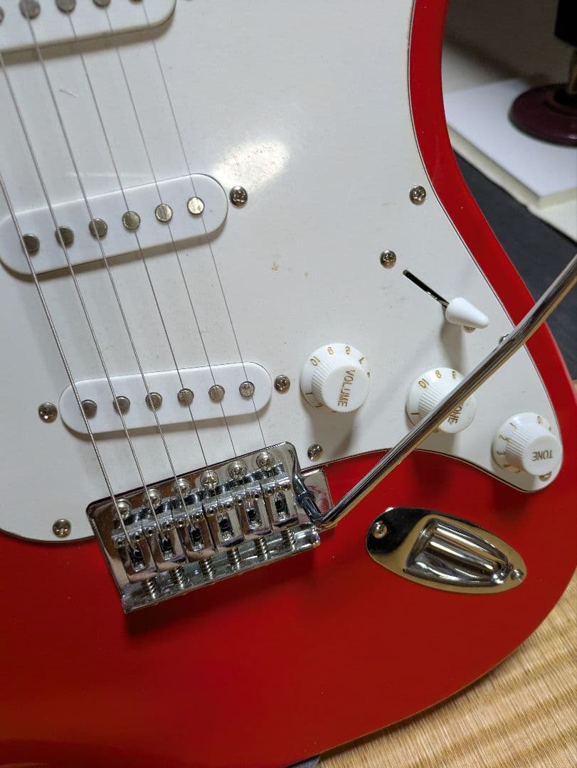 RockJAM エレキギター レッド ロックジャム　ストラトキャスタータイプ