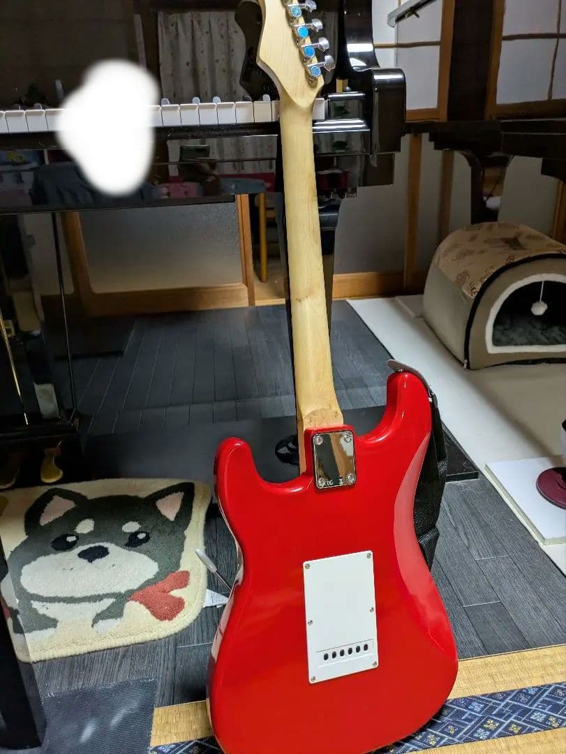 RockJAM エレキギター レッド ロックジャム　ストラトキャスタータイプ