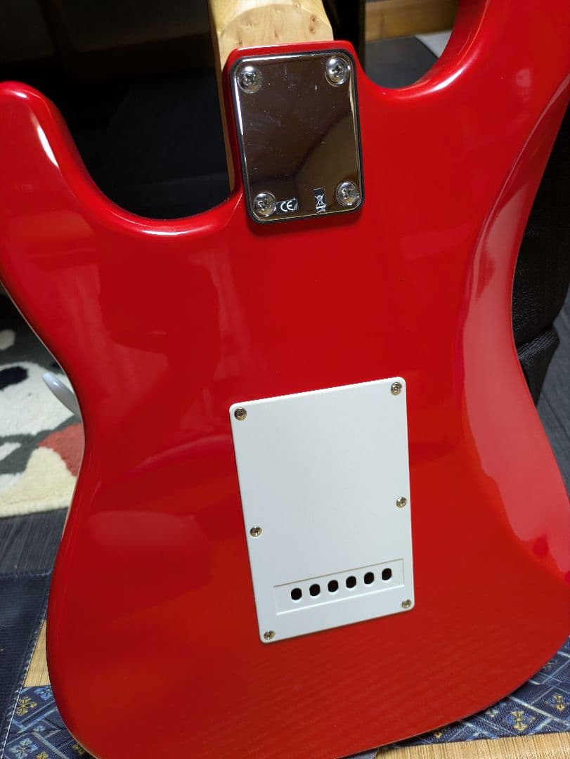 RockJAM エレキギター レッド ロックジャム　ストラトキャスタータイプ