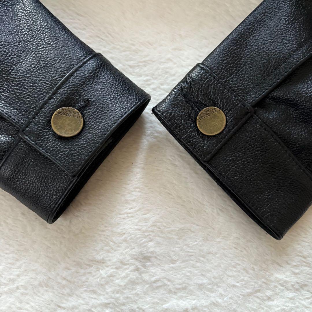 新品未使用タグ付き　FORTIME レザージャケット　本革　牛革　3XL 4L