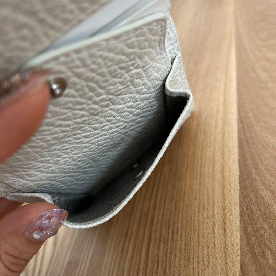 【Maison Margiela】二つ折り財布 アイボリー