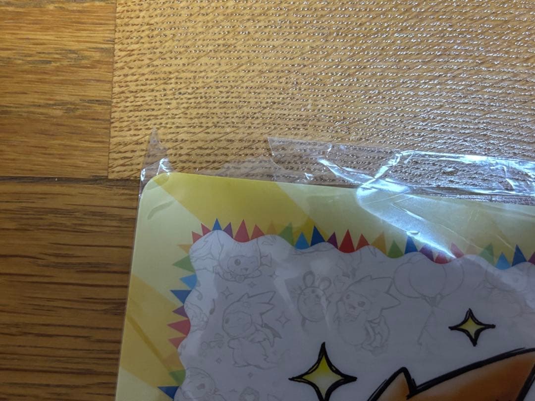 ポケモンセンター　メガリザードンポンチョ　ピカチュウ　クリアポスター