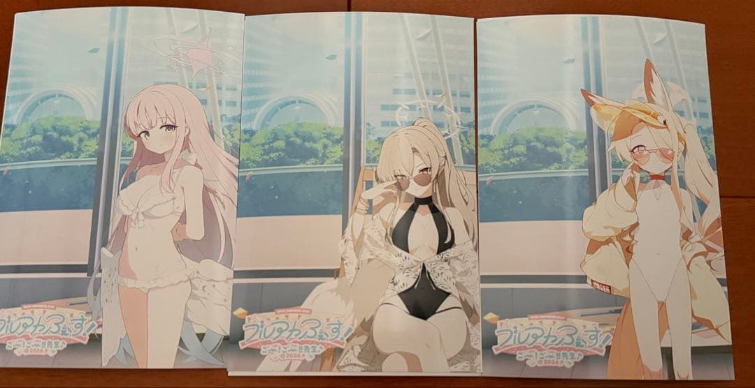 ブルーアーカイブ ブルアカふぇす お写真いいですか？ ミカ/ナギサ/セイア 水着