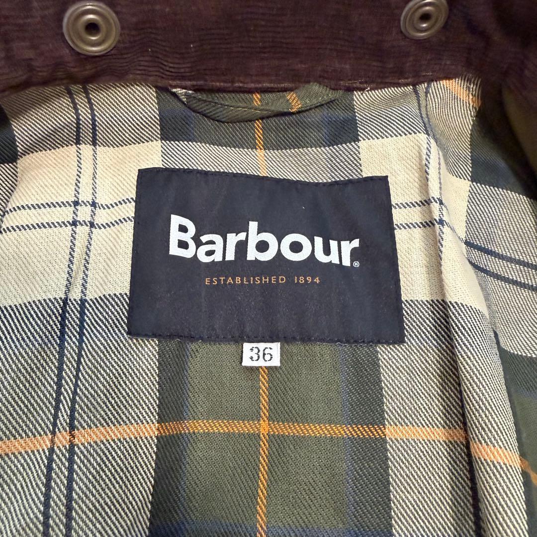 24年製美品　バブアー　トランスポート　ハンティングジャケット　ノンオイル