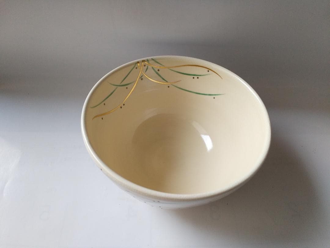 東福窯 中村能久 源氏絵 鈴虫 茶碗 京焼 共箱 共布 栞 茶道具 抹茶碗 新品