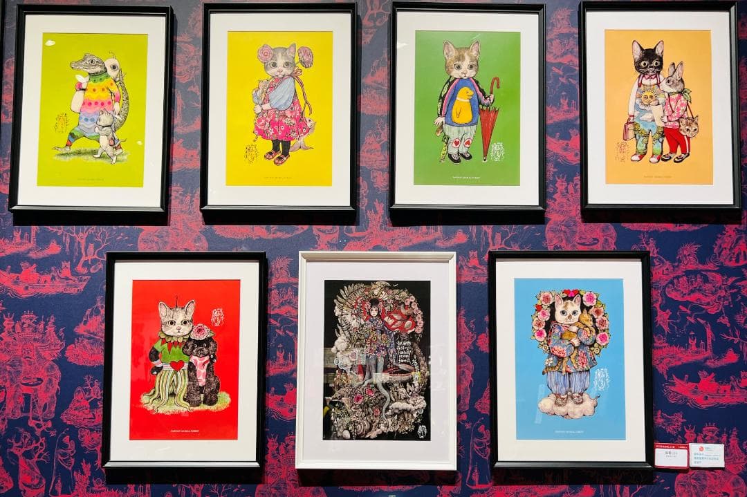 台湾 ヒグチユウコ 奇幻動物森林 ポスター 7種 チラシ セット