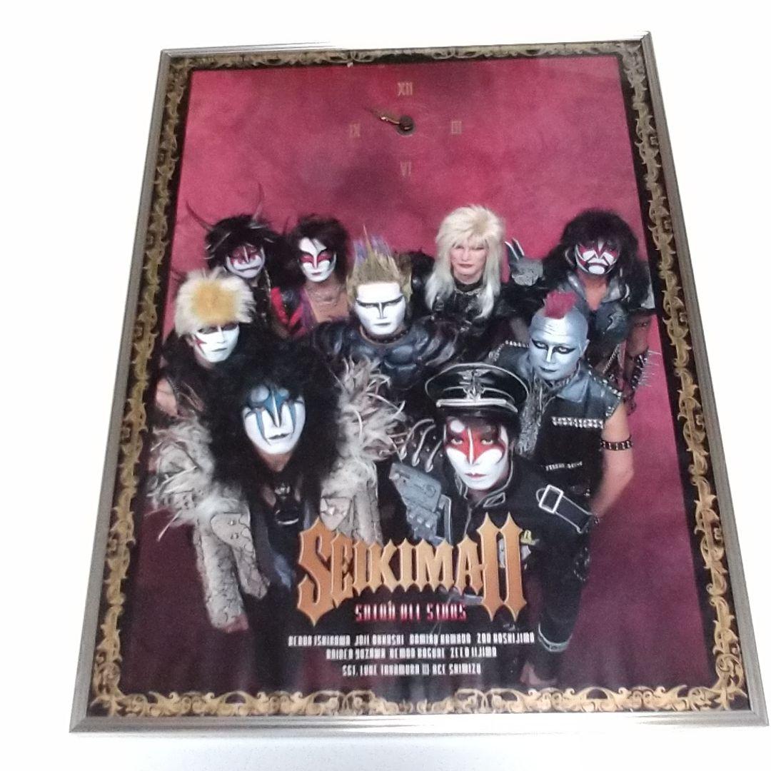 聖飢魔II サタンオールスターズ 壁掛けパネル時計