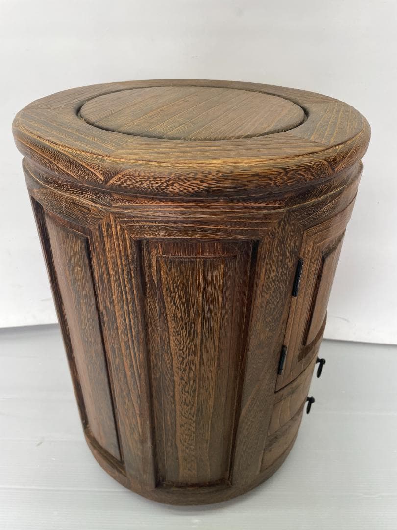 アンティーク 李朝家具 木製 丸椅子 スツール インテリア