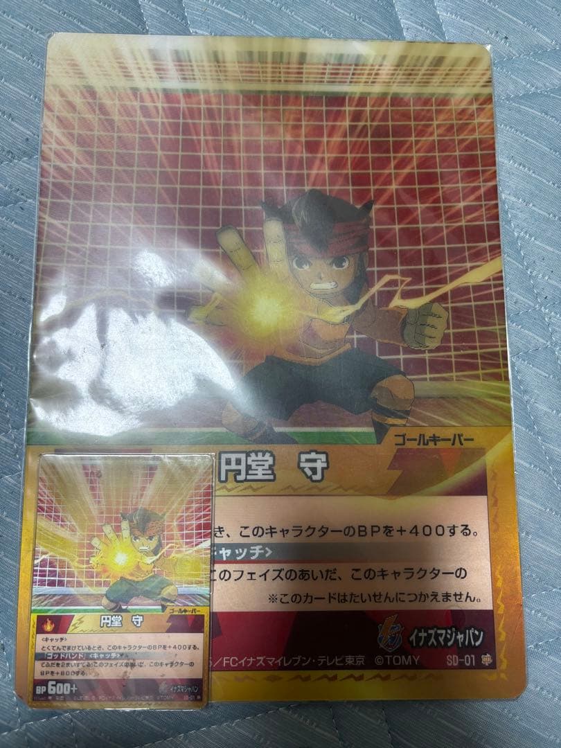 イナズマイレブン 円堂 守 トレーディングカード　当たりカード　イナイレ　トレカ