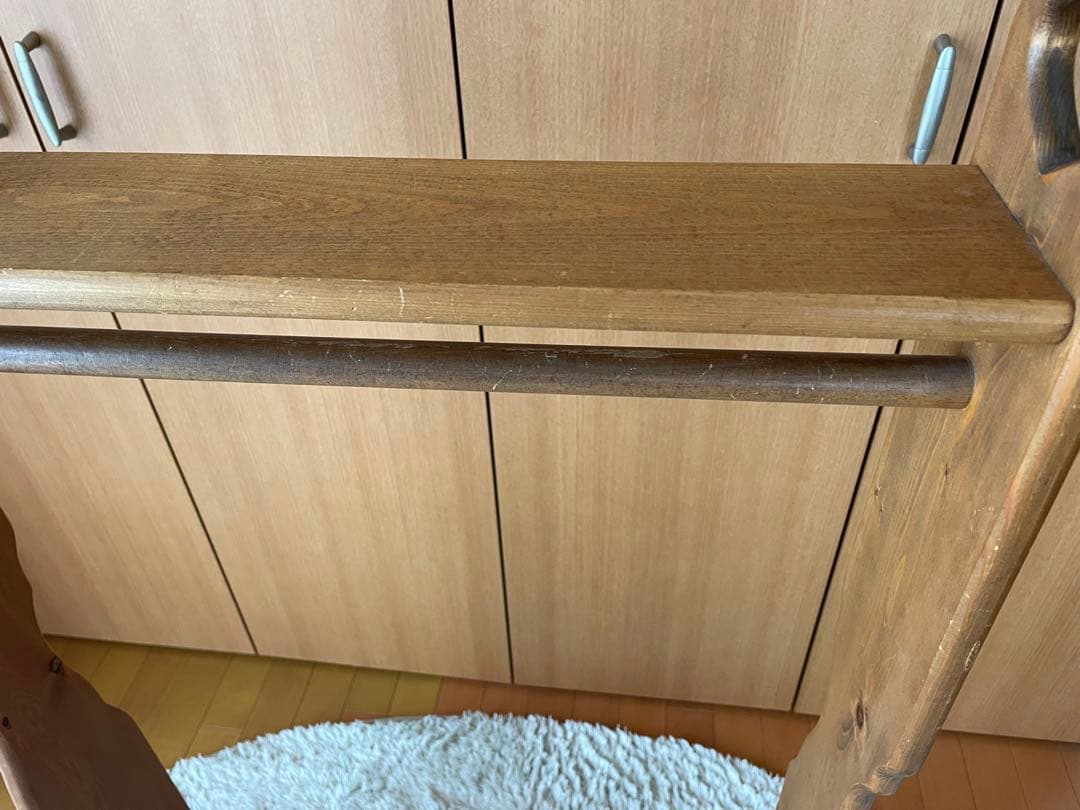 カントリー家具　アンティーク　ハンガーラック