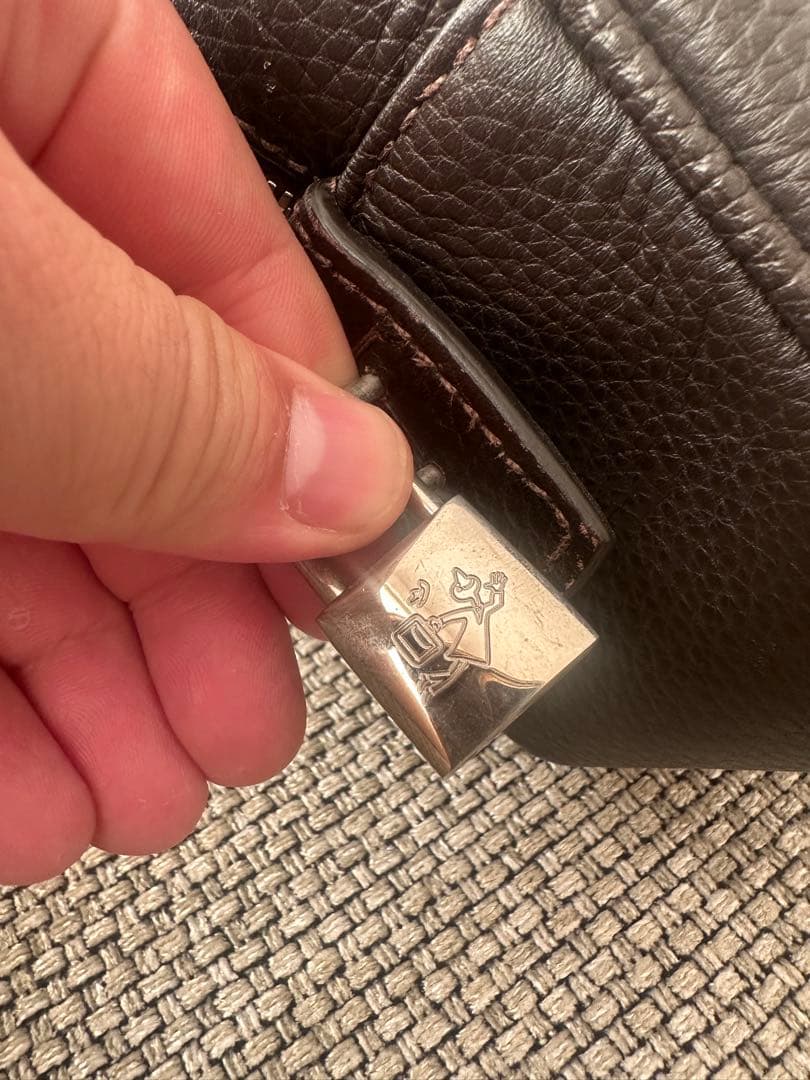 定価30万⭐️ALFREDO BERETTA⭐️シボ皮‼️ブリーフケース‼️美品⭐️