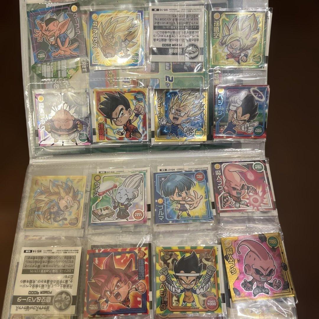 ドラゴンボール シールウエハース＋ファイル　W4-06 W4-19 SGR