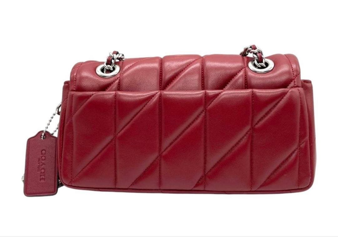 COACH コーチ タビー ショルダー バッグ チェーン20 cp149 ルビー