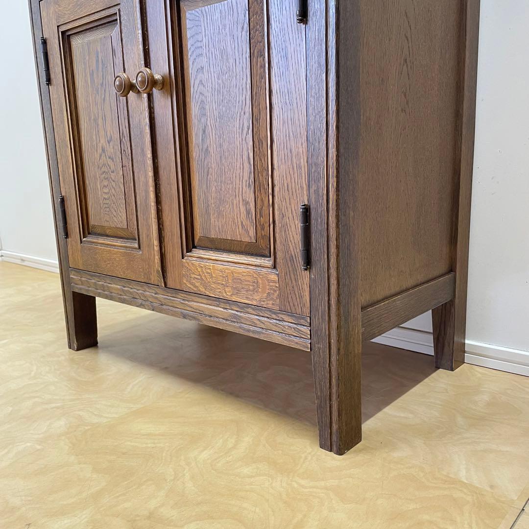 勇峰工芸 キャビネット 棚 電話台 引き出し チェスト コンソール 旭川家具