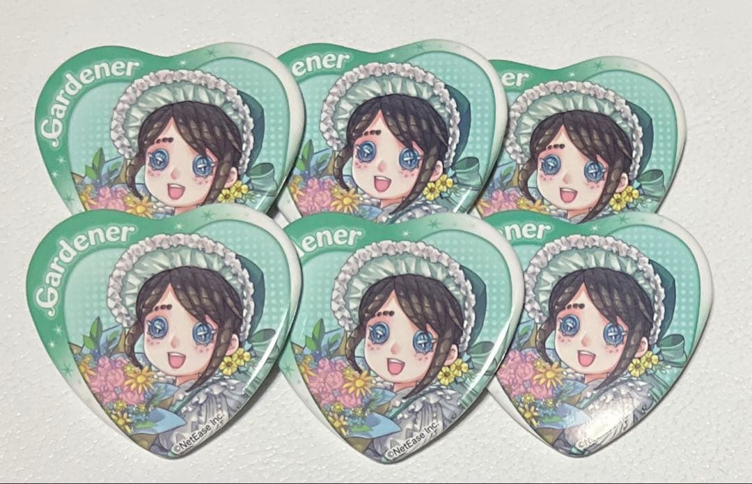第五人格 IdentityV 庭師 バレンタイン ハート缶バッジ