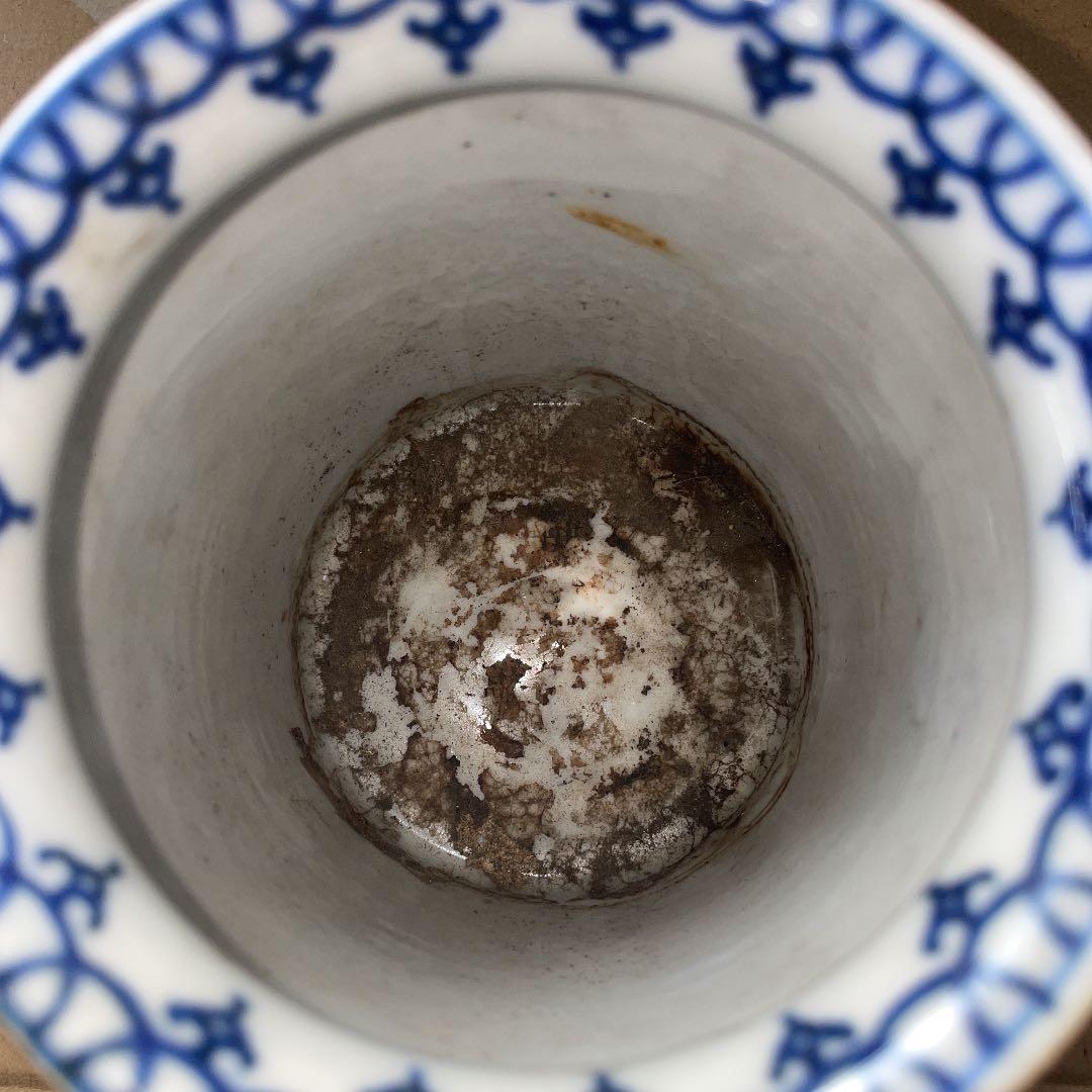 古伊万里　染付　火入