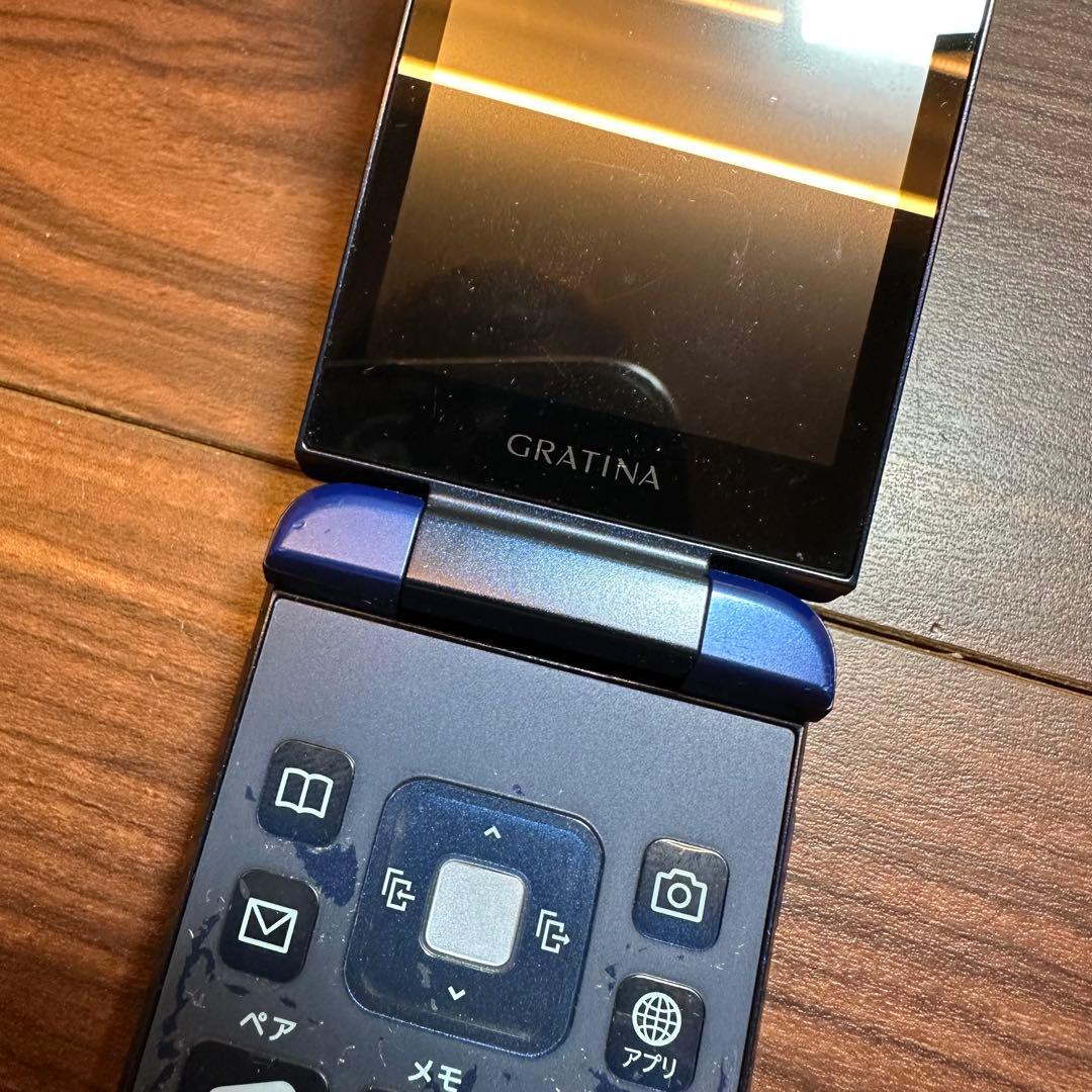 携帯電話本体 au KYOCERA KYY06 Galakei 5552