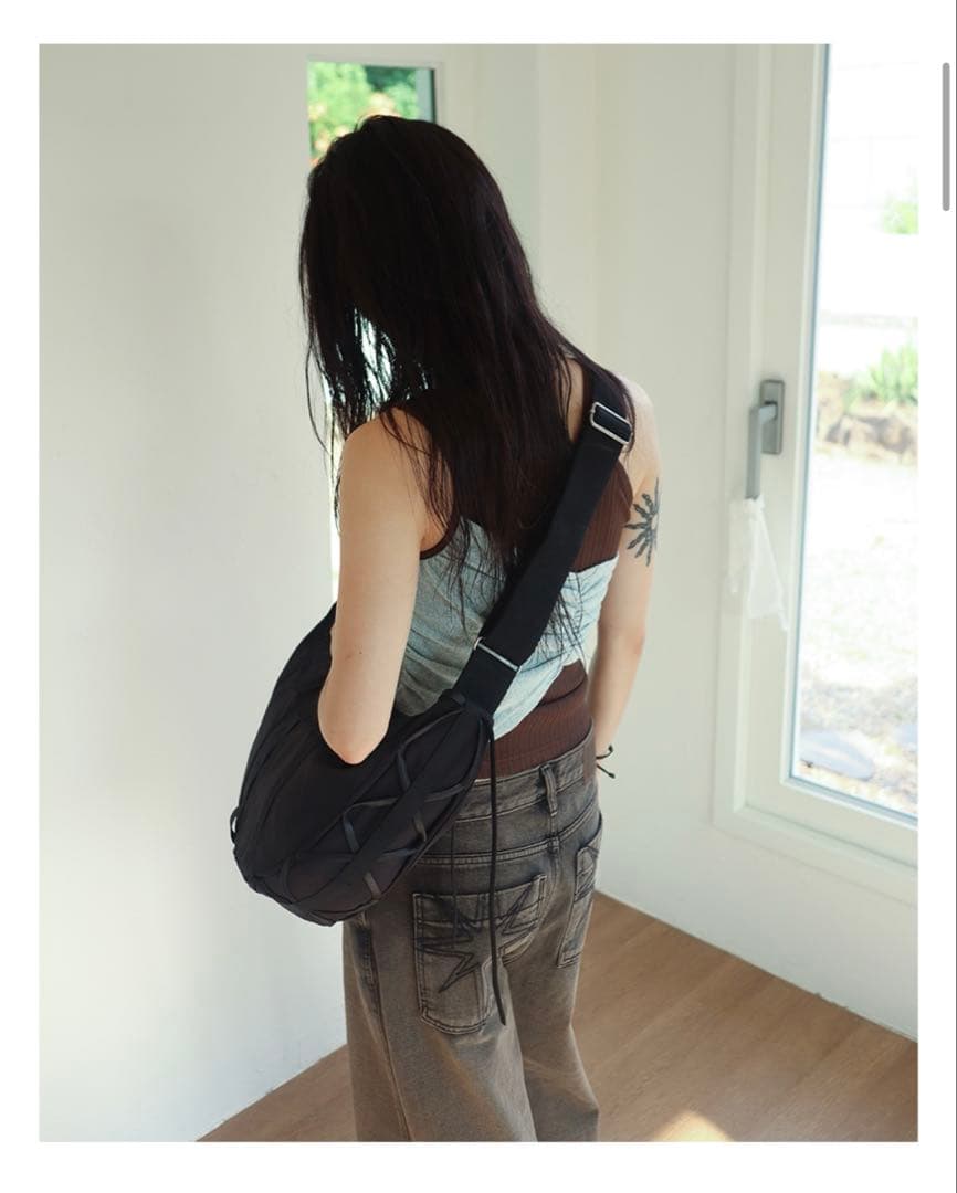 Taped Shoulder Bag IUGAMAKARAS ナイロンバッグ