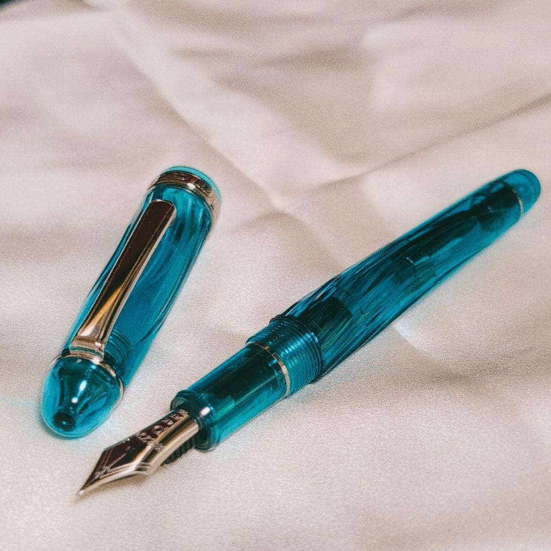 【綺麗♪】 プラチナ 万年筆 3776 センチュリー 富士旬景 薫風 超極細字