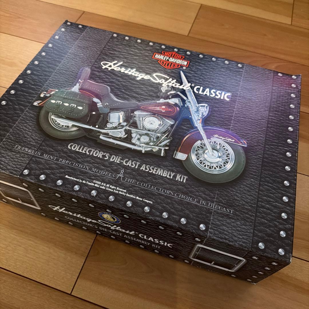 ハーレーダビットソン 模型 ダイキャスト製 ヘリテイジ プラモデル 組立式キット