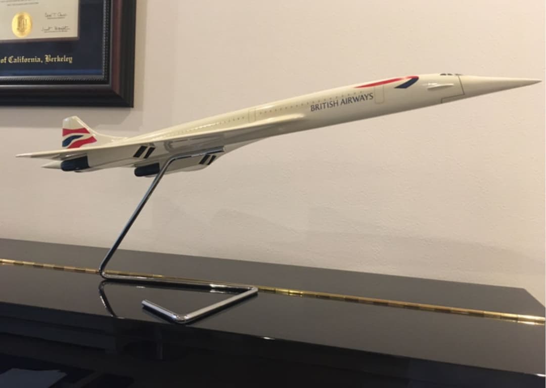 ブリティッシュ　エアウェイズ　コンコルド（Concorde）大型スケールモデル