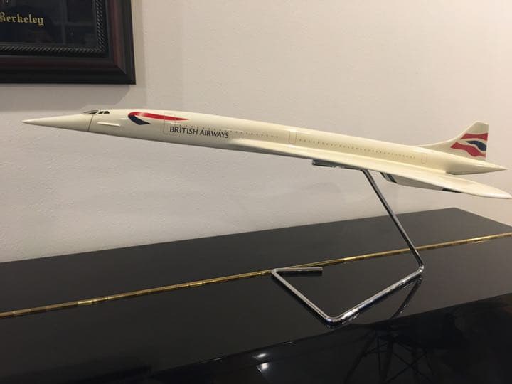 ブリティッシュ　エアウェイズ　コンコルド（Concorde）大型スケールモデル