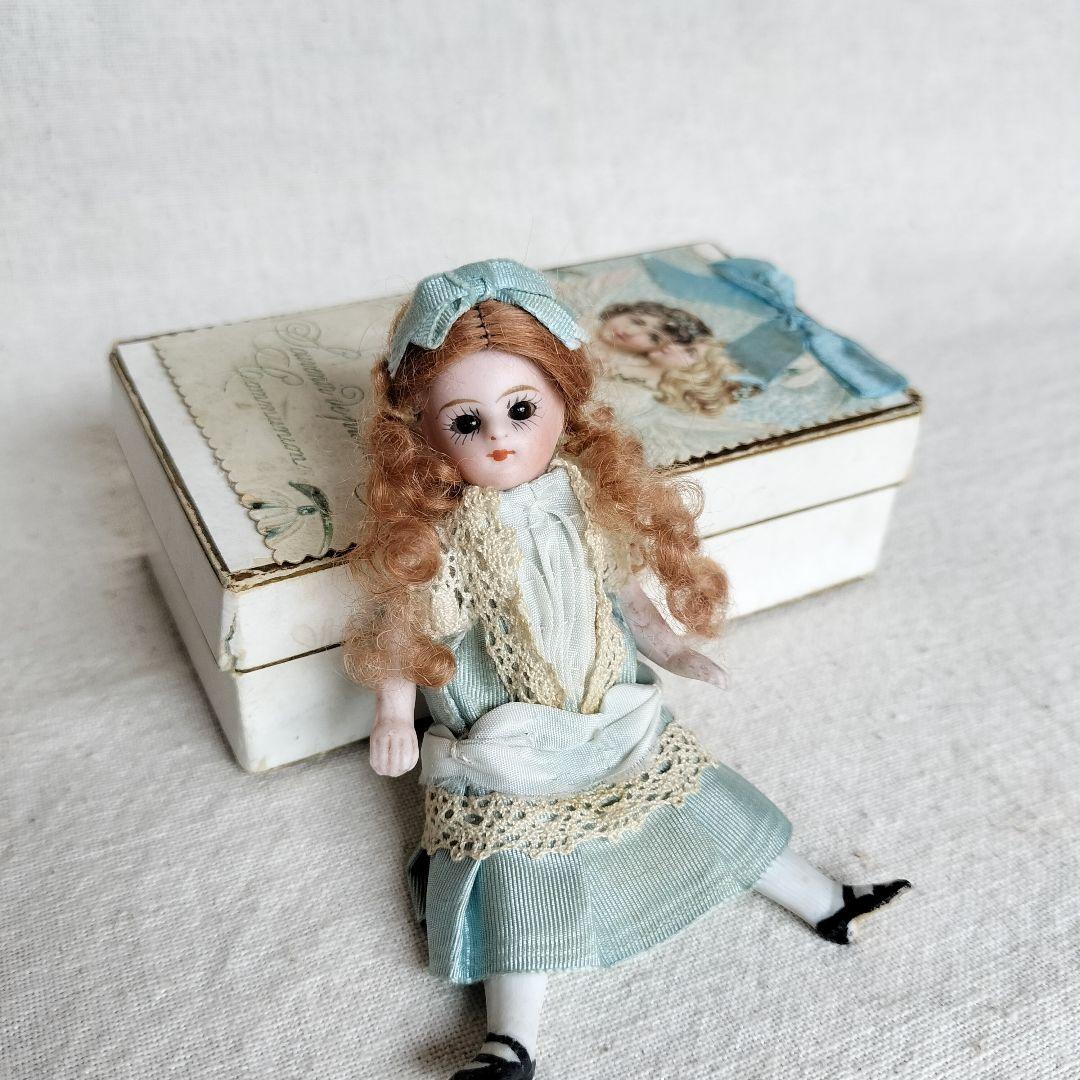 アンティーク　フレンチミニョネット　ビスクドール