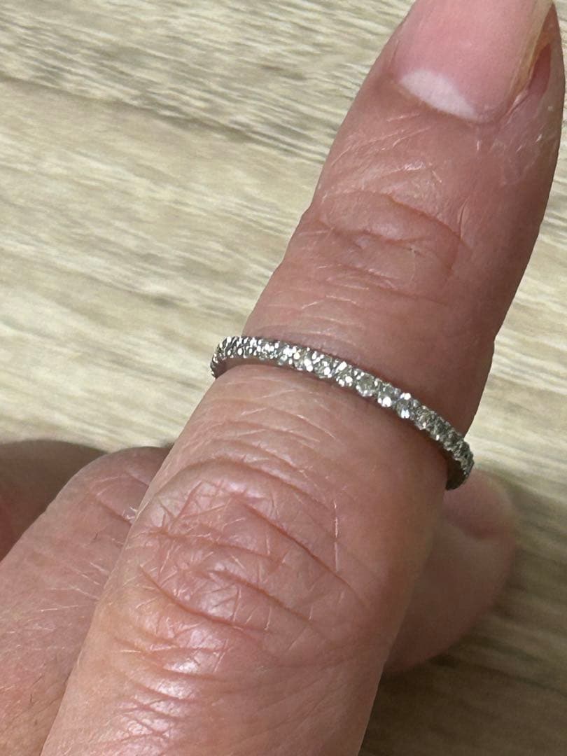 フルエタニティーリング ダイヤモンド ハードプラチナ950