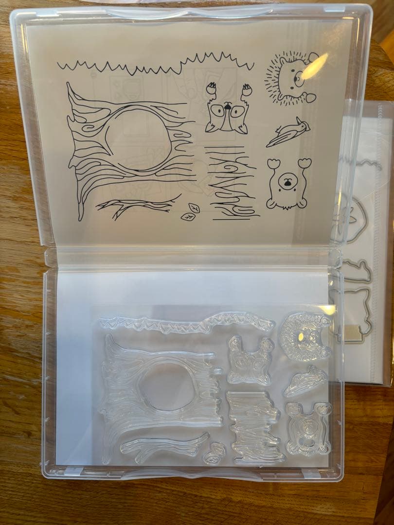 お値下♡未使用⭐︎新作可愛い動物達のスタンプ&ダイ　スタンピンアップ