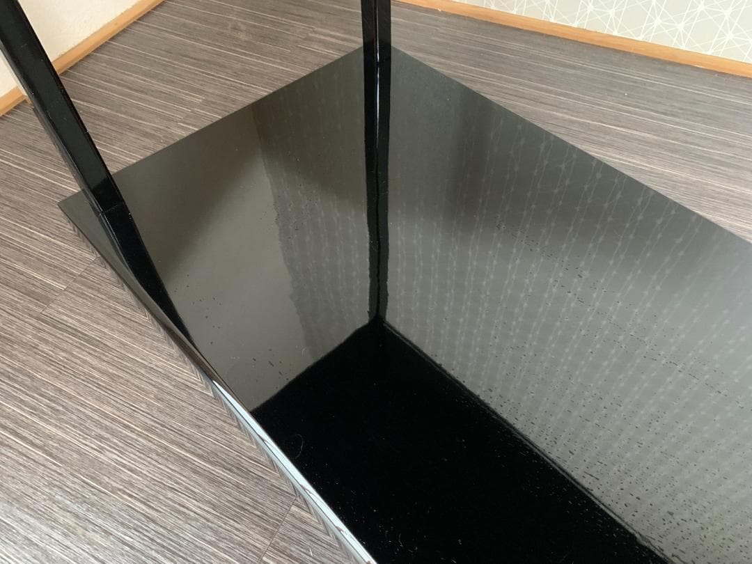 塗師 岡本陽斎作 真塗 木製 真台子 組立式 共箱 茶道具 775