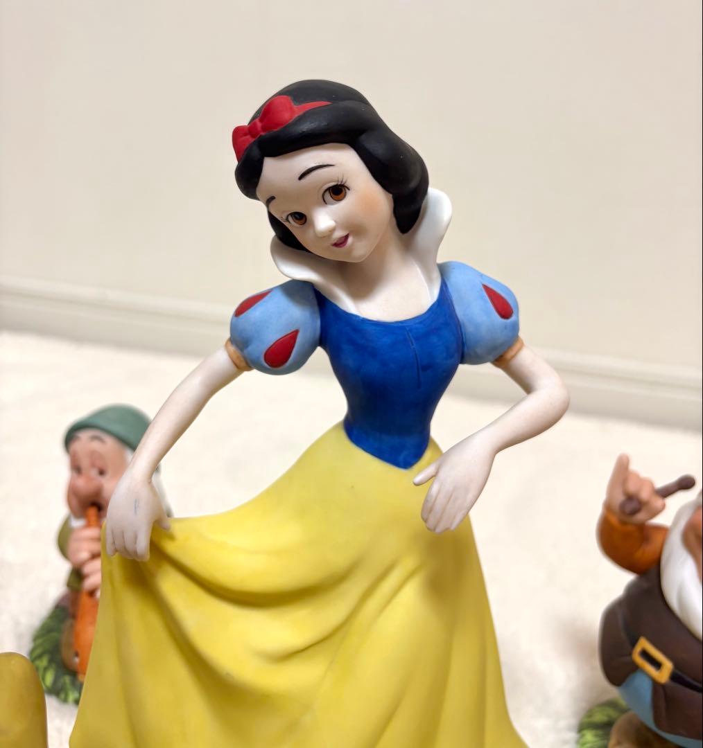 【希少】 白雪姫 7人の小人　加藤工芸　陶器　置物　ガーデンオーナメント　白雪姫