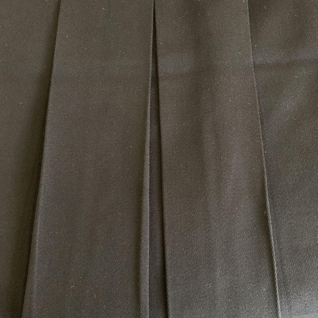 CELINE 濃紺　チェーン付き箱ひだスカート