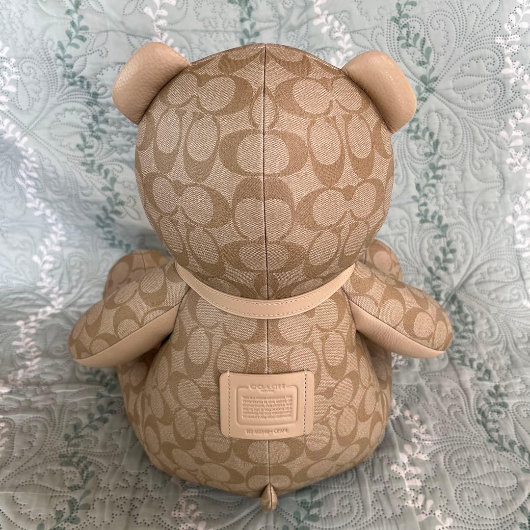 COACH ベア型ぬいぐるみ 約30cm