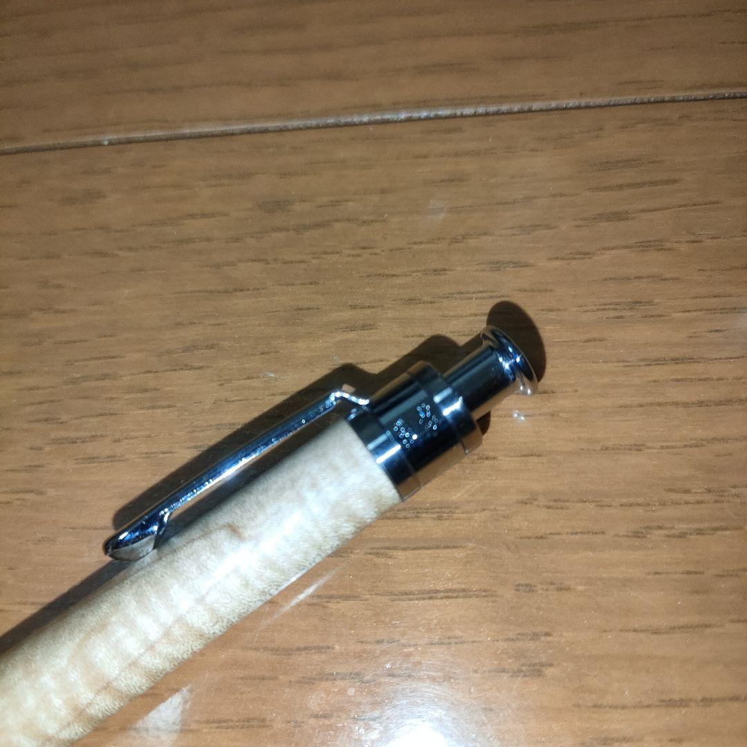 固定式口金付き　工房楔　楓　ちぢみ杢　ペンシル楔　0.5mm