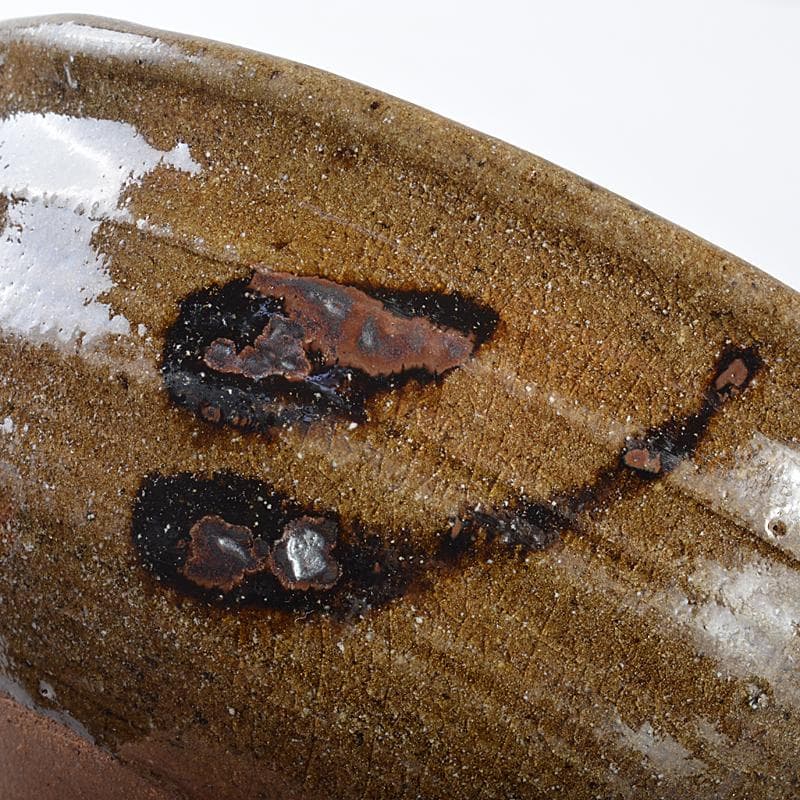 加藤唐九郎　一無斎（一ム斎）作　絵唐津　茶碗　淡々斎極め箱二重箱　H　R7523