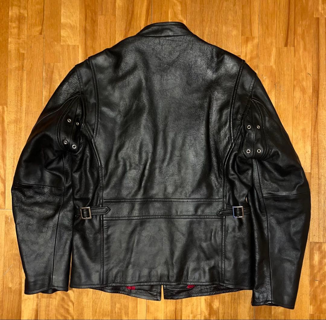 アヴィレックス AVIREX シングル レザー ライダース ブラック L