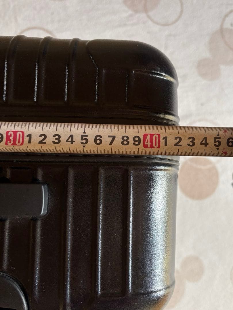 りょうページ　RIMOWA 大型ブラックキャリーケース TSAロック付き