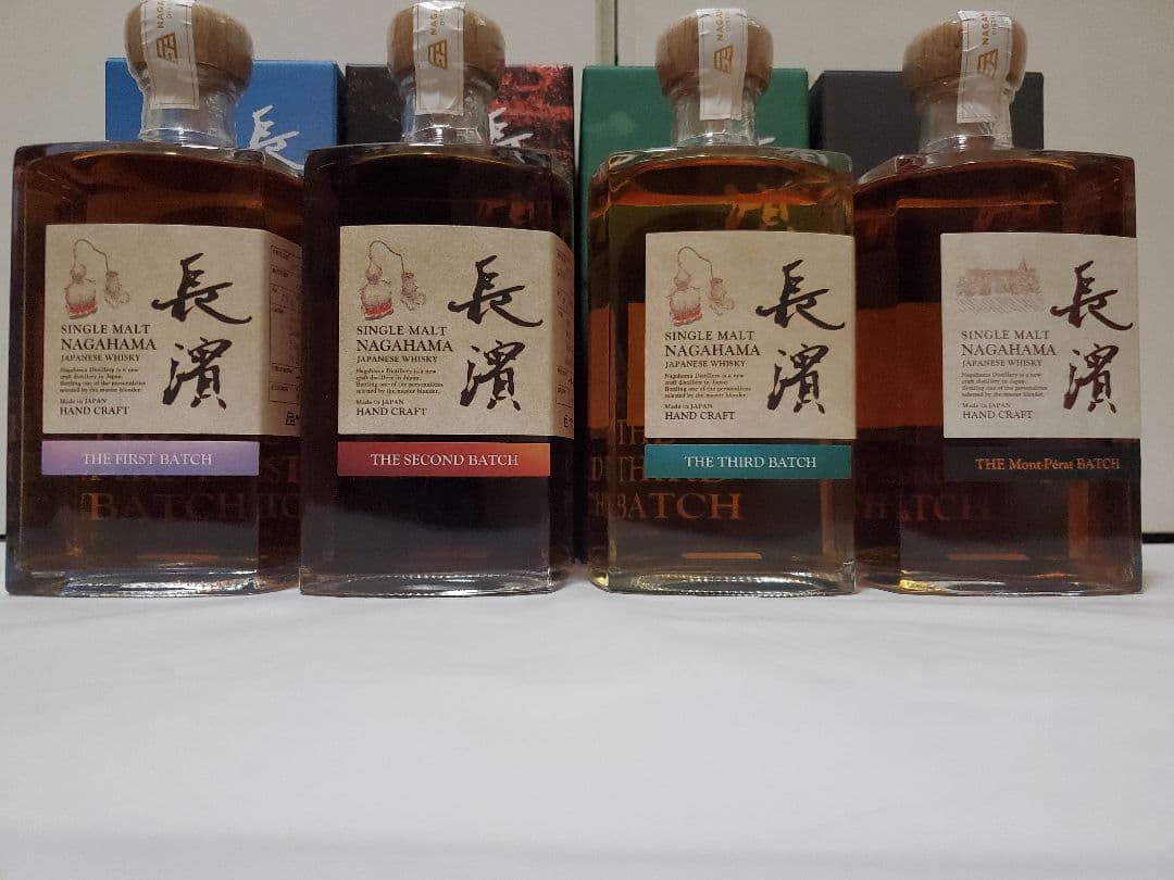 シングルモルトウイスキー長濱 4本セット