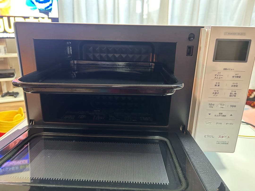 オーブンレンジ ホワイト　ヤマダセレクト　YMW-WT18J1