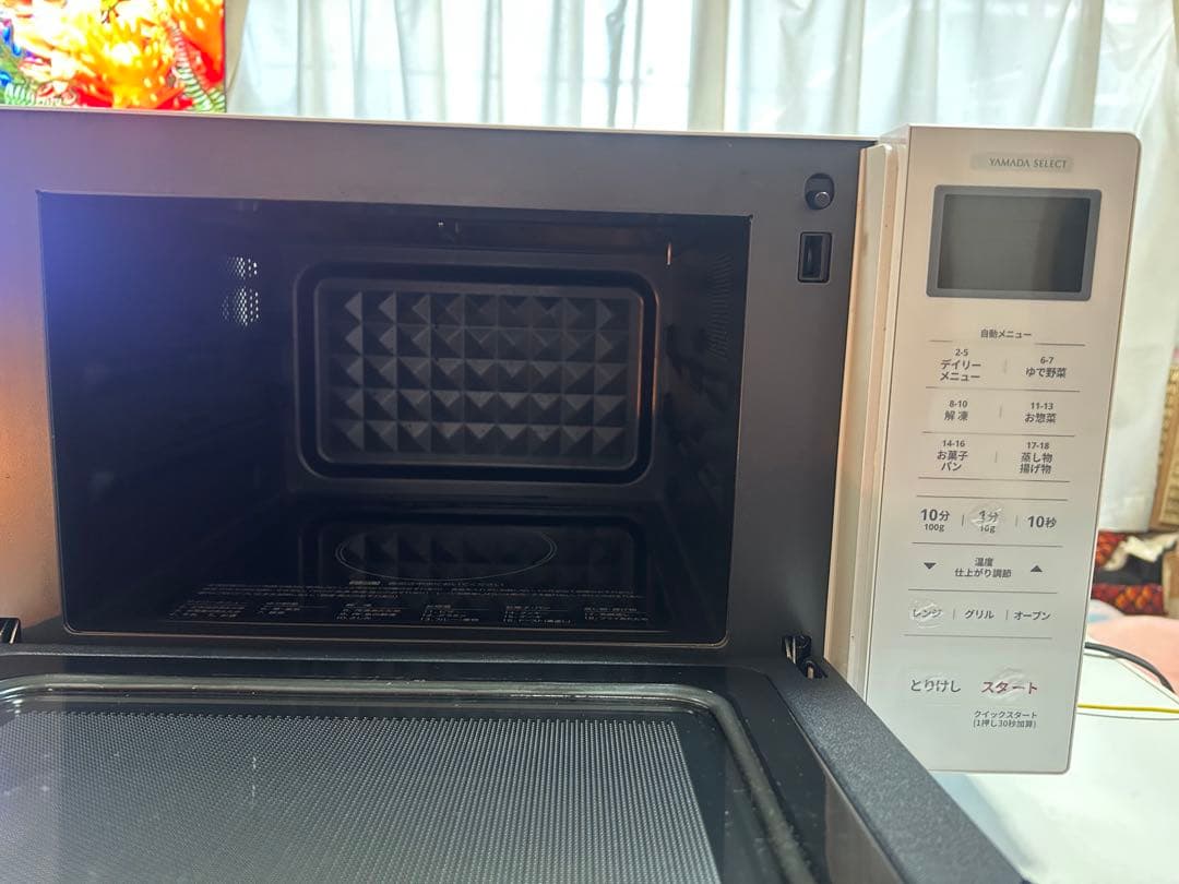 オーブンレンジ ホワイト　ヤマダセレクト　YMW-WT18J1