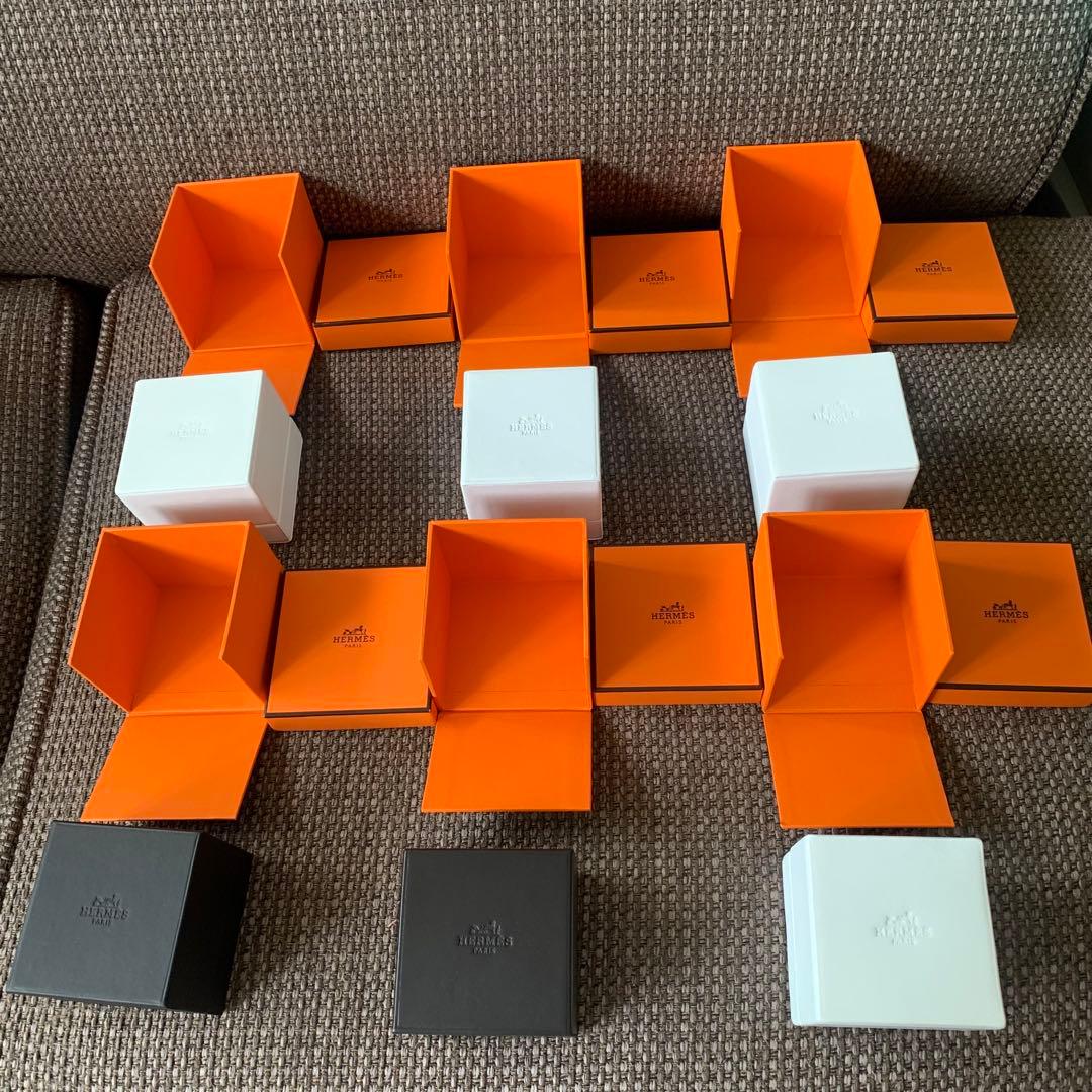 正規品　美品エルメス　アクセサリーリングなど入れ　空箱ケース　6個セット