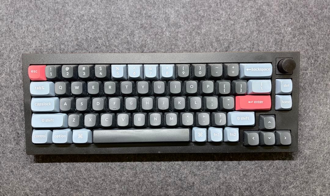 Keychron Q1【赤軸】【音響アップグレード済】【コイルケーブル付き】