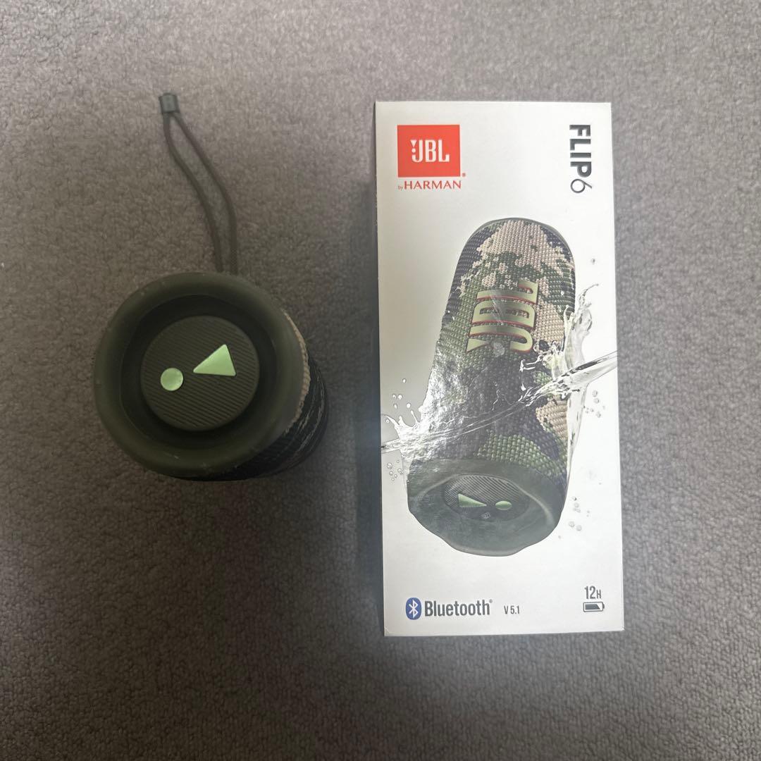JBL FLIP6 迷彩 ワイヤレススピーカー