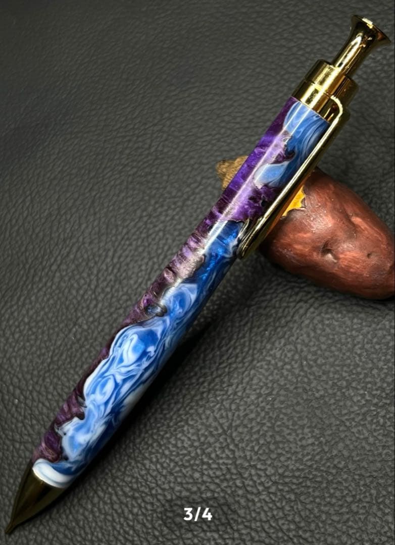 こぶた工房 極上花梨瘤　スタビ&レジン 検索用→ 野原工芸 工房楔